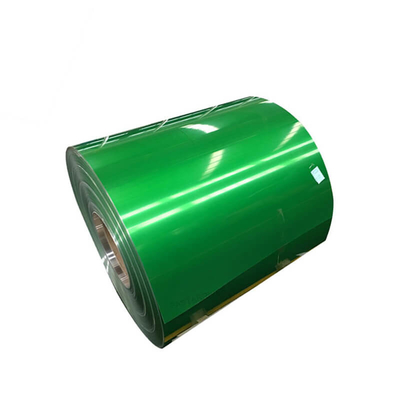 Green 600 - 1250mm Prepainted Coils Corrosion Resistance PPGI Colour Coated