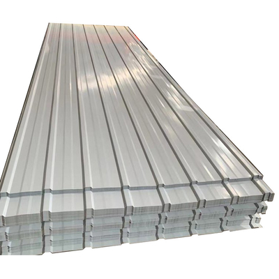 ISO9001 Corrugated Metal Roof Sheets Galvanized 508mm 12 Gauge Corrugated Steel