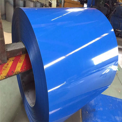 ASTM RAL Colour 8-35um PPGI Coil 600 - 1250mm Pre Painted Blue Steel