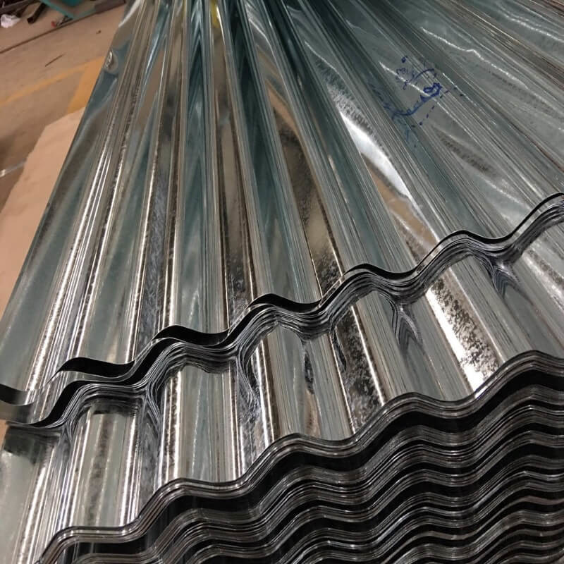 Z125 Galvanized Corrugated Roofing Sheets ISO SGCC Corrugated Metal
