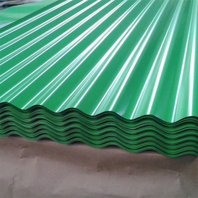 SGCC Green Roofing Sheet Pre Painted Corrugated Gi Sheet 3-8 Tons