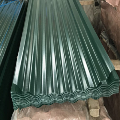HRB 85 Precoated Gi Sheet 30-600g/M2 Green Corrugated Roofing Sheets