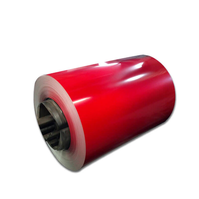 AiSi Red Ppgi Galvanized Steel Coil HRB65  RAL Color Steel Coil Ppgl Dustproof