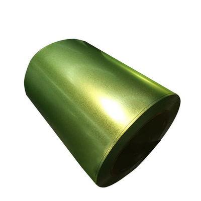 Green AZ30-180g/M2 PPGL Steel Coil SGCC Prepainted Aluminum Coil