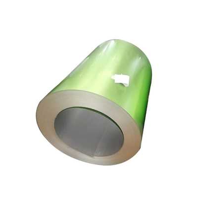 Green AZ30-180g/M2 PPGL Steel Coil SGCC Prepainted Aluminum Coil