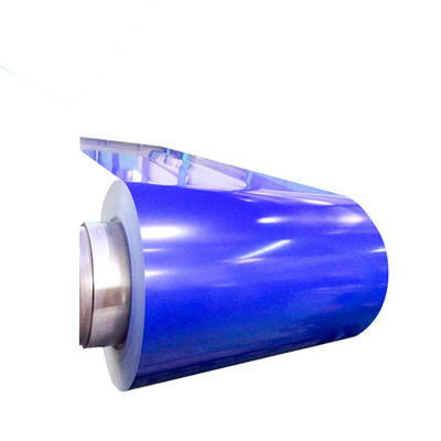 HRB85 Prepainted Galvanized Steel Roll 8-35 Micron Blue Steel Coil