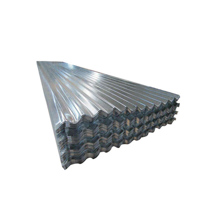 3-25 Microns Galvanized Corrugated Sheet Metal 4x8 Iron Panel 610mm