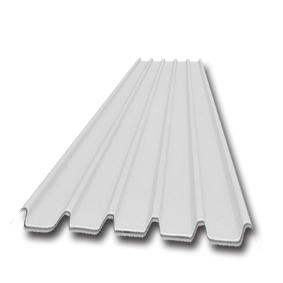 1250mm Precoated Galvanised Iron Profile Sheets HRB65 White Gi Precoated Sheet