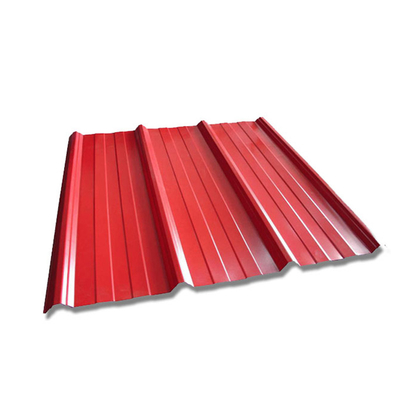 Iso 18001 Prepainted Roofing Sheet 7-30um Color Coated Metal High Bearing