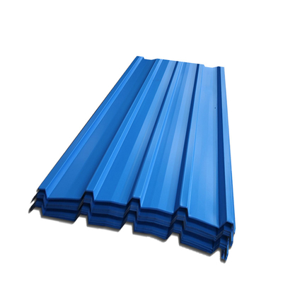 AZ20 Prepainted Steel Roofing Sheet 32 Gauge Blue Galvanised Coated Roofing