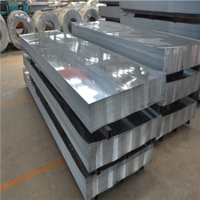 3-25 Microns Galvanized Corrugated Sheet Metal 4x8 Iron Panel 610mm