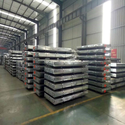 Q195 Galvanized Sheet Metal Roofing 1250mm Galvanized Corrugated Panels