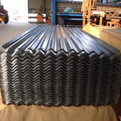 3-25 Microns Galvanized Corrugated Sheet Metal 4x8 Iron Panel 610mm