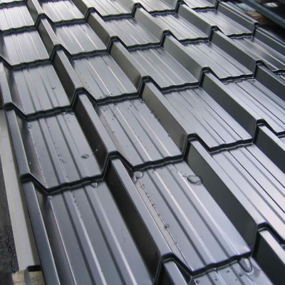 Galvanized Sheet Metal Roofing 508/610MM Strong Corrosion Resistance