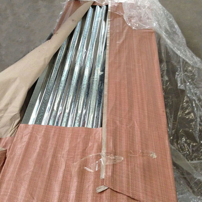 Galvanized Sheet Metal Roofing 508/610MM Strong Corrosion Resistance