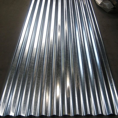 DX51D Corrugated Roofing Metal Sheets 508mm Galvanised Steel Roof Sheets