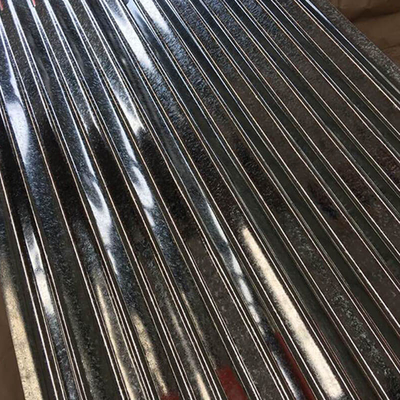 DX51 Galvanized Steel Roofing Sheets 0.27mm Galvanized Metal Roof Panels Z80