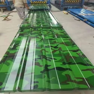 SPGC Prepainted Corrugated Steel Sheets 3-8 Tons Color Coated Galvanized