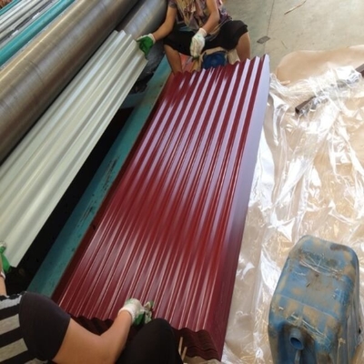 SGCC Pre Painted Roofing Sheets Colour Coated Roofing Sheets 0.3-1.0mm