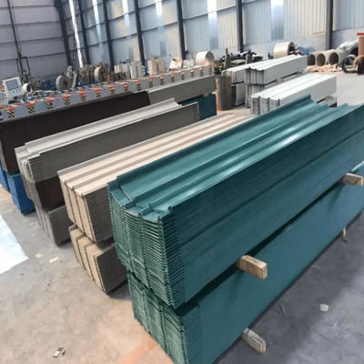 0.4mm-3.0mm Thickness PPGI Roofing Sheet Galvanized Corrugated 600mm-1250mm Width