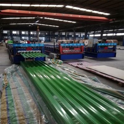 0.4mm-3.0mm Thickness PPGI Roofing Sheet Galvanized Corrugated 600mm-1250mm Width
