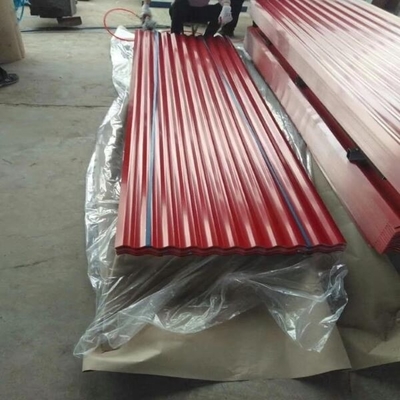 SPCC Pre Painted Corrugated Gi Sheet Z30-Z140 Galvanized Color Coated