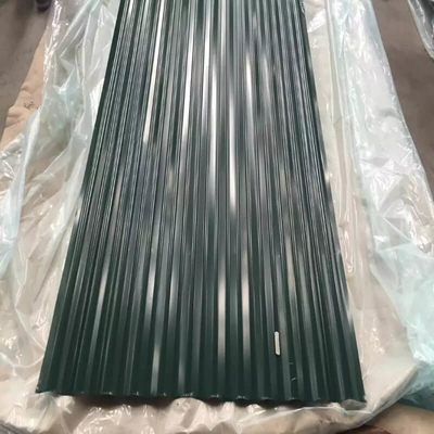 AZ20-AZ160 Powder Black Steel Roof Panels 7-30um Colour Coated Sheet RAL