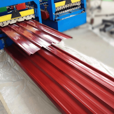 SGCC Green Roofing Sheet Pre Painted Corrugated Gi Sheet 3-8 Tons