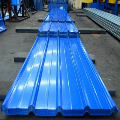 AZ20-AZ160 Powder Black Steel Roof Panels 7-30um Colour Coated Sheet RAL