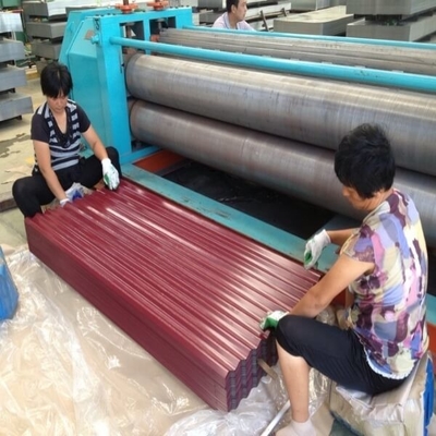 Ral Prepainted Corrugated Roof Sheet Zero Regular Spangle Hot Dipped Roofing