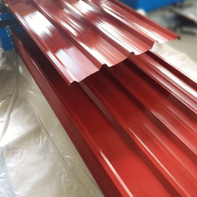 Ral Prepainted Corrugated Roof Sheet Zero Regular Spangle Hot Dipped Roofing