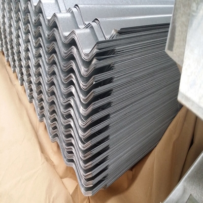 3-25 Microns Galvanized Corrugated Sheet Metal 4x8 Iron Panel 610mm