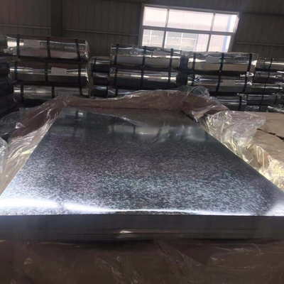 A653 0.12mm-4mm Galvanised Steel Sheet Z140 Hot Dip Zinc Steel 26 Gauge