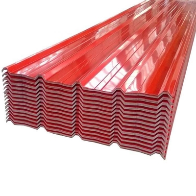 SGCC Prepainted Roofing Sheet DX51D Corrugated Steel Roofing 3-8 Tons