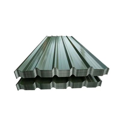 0.6-3m Color Coated Gi Roofing Sheet SPCC Galvanized Colour Coated Roofing