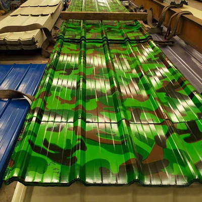 DX51D Corrugated Metal Roofing Sheet 0.6-3m Galvalume Colour Coated Sheet