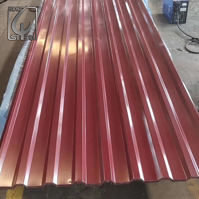 800mm Prepainted Roofing Sheet Z30 Colour Coated Steel RAL Color Regular Spangle