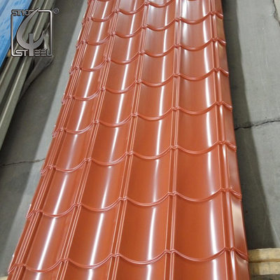 60-275g/M2 Zinc Coating PPGI Roofing Sheet With 1000mm-6000mm Length