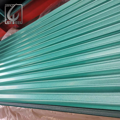 30um Prepainted Galvanized Corrugated Sheet Z30 Corrugated Iron Roofing