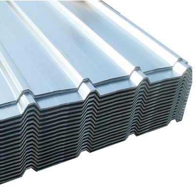 1250mm Corrugated Galvanized Zinc Roof Sheets SGCH 18 Gauge Corrugated Metal Roofing