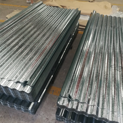 600mm-1250mm Width Galvanized Roofing Sheet 20-25um Top Paint Coating