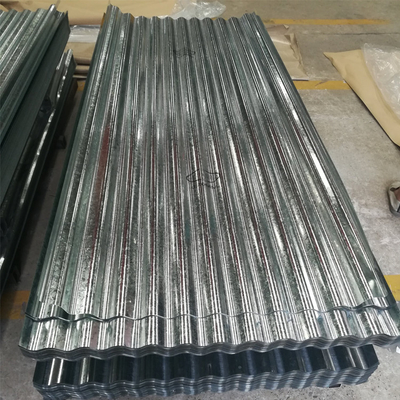 ISO9001 Corrugated Metal Roof Sheets Galvanized 508mm 12 Gauge Corrugated Steel