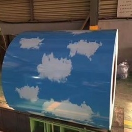 Yellow 610mm Prepainted Steel Coil SGCC Prepainted Galvanized Steel Coil Ppgi