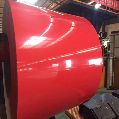 Red Ppgi Prepainted Galvanized Steel Coil 30-275g/M2 Color Coated Steel Roll