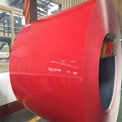 Red Ppgi Prepainted Galvanized Steel Coil 30-275g/M2 Color Coated Steel Roll