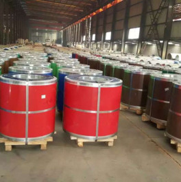 PPGI Galvanized Steel Sheets With 15-25um Top Side Coating Coated Surface Treatment