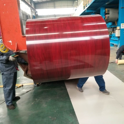 600 - 1250mm PPGL Coil AiSi RAL 9002 Galvanized Color Coated