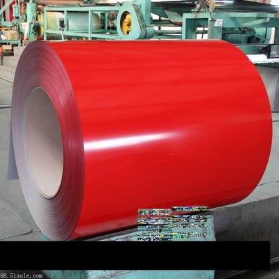 Coated Color Galvanized Steel Coils 5-10um Back Side Coating ID 508/610mm