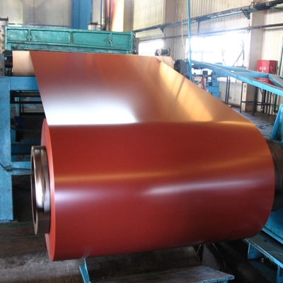 600 - 1250mm PPGL Coil AiSi RAL 9002 Galvanized Color Coated