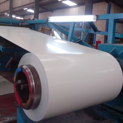 Coated Color Galvanized Steel Coils 5-10um Back Side Coating ID 508/610mm